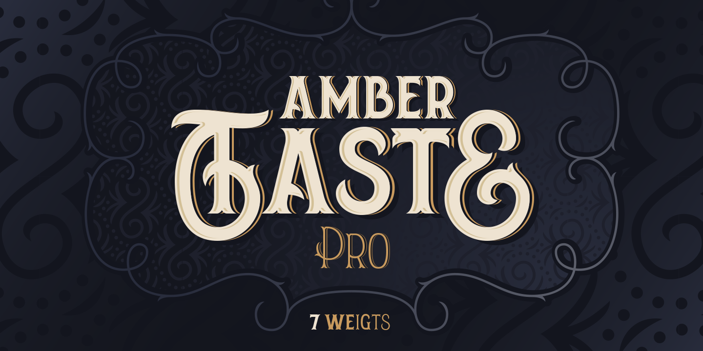 폰트 Amber Taste Pro